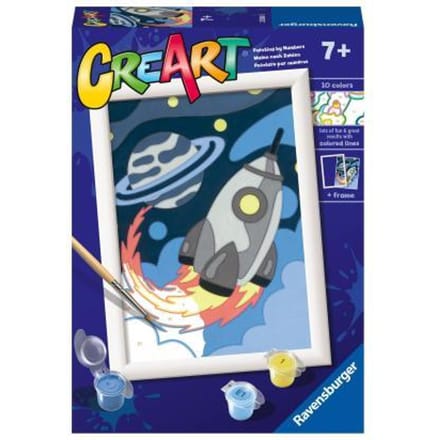 Ravensburger CreArt Space Explorer - Schilderen op nummer voor kinderen