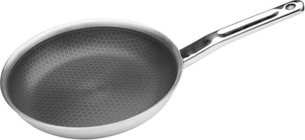 Non-stick Koekenpan, 5-ply, RVS, Ø24cm - Cookai