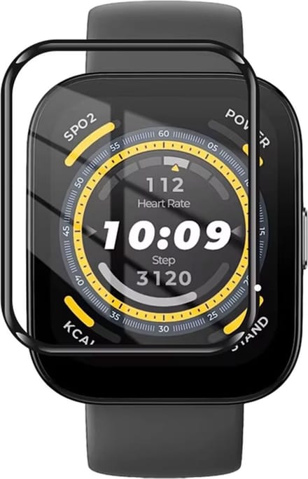 Screenprotector Amazfit Bip 5 – Volledige Cover – Hoge kwaliteit screen protector – Amazfit Bip 5 Accessoire – PMMA Screenprotector – 1 stuks – TechDefend