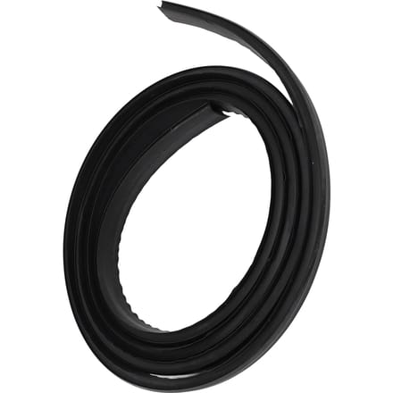 L-rail afdekstrip 2m rubber beschermende L-rail vulmiddel inpers afdekstrip voor gemakkelijk rollen black