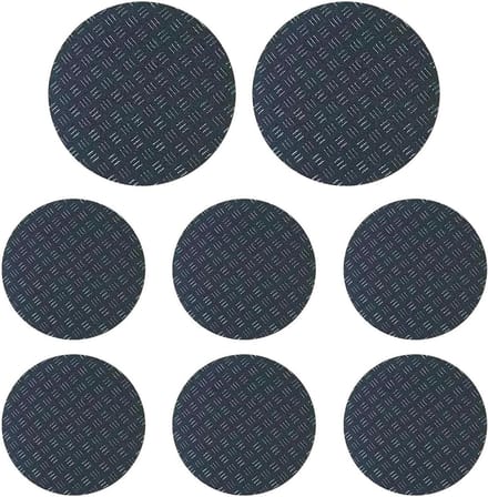 Loopband Vloermat - Beschermende Mat - Thuis Trainen - Schokabsorberend Schuim - 8 Stuks - Zwart