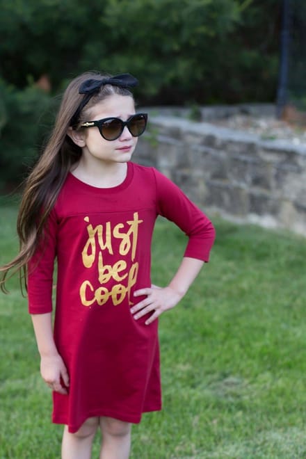 La V sweatjurk Pippa Rood 152