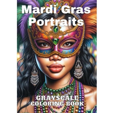 Mardi Gras Portraits - Nori Art Coloring