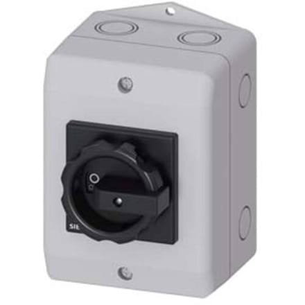Lastscheidingsschakelaar Isolatiemateriaal Zwart 4-polig 6 mm² 16 A 690 V/AC Siemens 3LD20641TC51