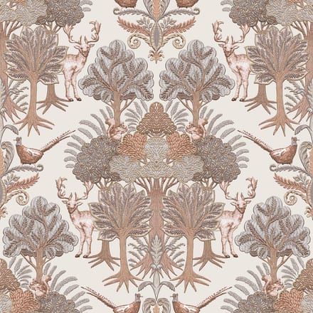 Dutch Wallcoverings - Tapestry Nordic Deer Forest Beige - TP422301