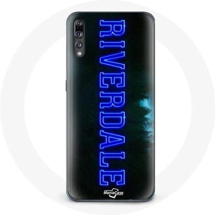 Coque - Riverdale - Huawei P20 - Logo bleu - Rigide - Protection synthétique bleu