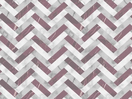 Placemat vinyl | Marmer visgraat grijs/oud roze | 4 stuks