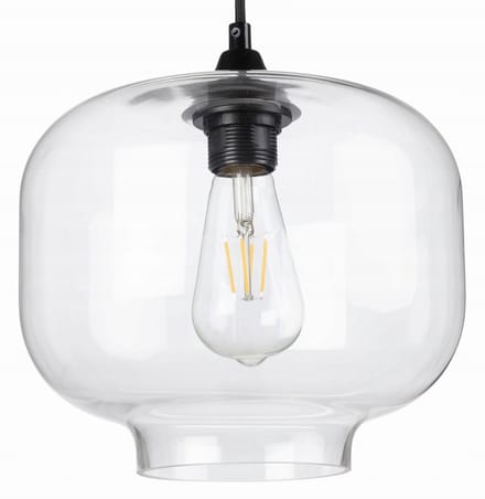 Cairo 2 Transparante Glazen Hanglamp - Modern Design