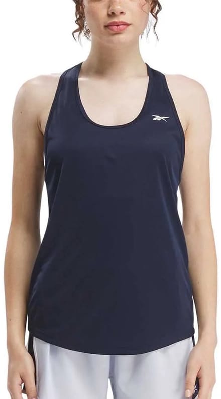 Reebok Id Train Mesh Back Mouwloos T-shirt Blauw S Vrouw