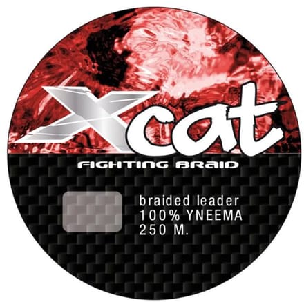 X-cat Fighting Gevlochten Vislijn 250 M Grijs 0.600 mm