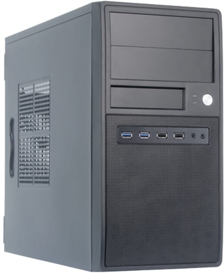Chieftec CT-04B-35 mATX 350W - Case - Miditower - Zwart