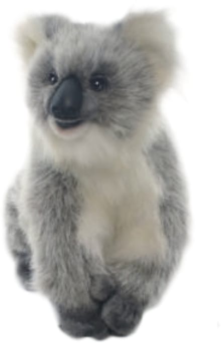 Hansa koala knuffel - 23 cm - hoge kwaliteit - grijs - pluche - knuffeldier
