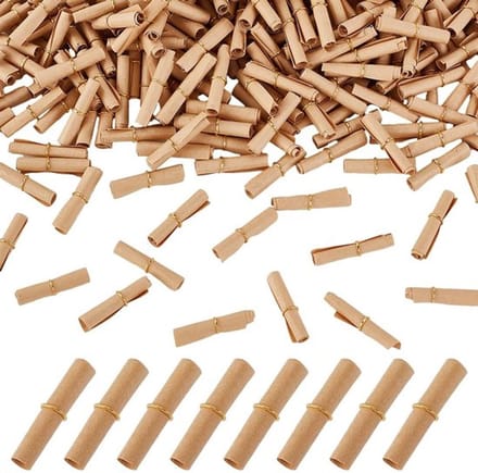 Golden crown - Mini papieren rollen - Victoriaanse stijl - 20 mm x 59