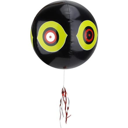 Terror Opblaasbare Vogelverschrikker Ballon Vogelafweermiddel Roofdierballon(Zwart) black