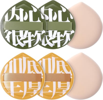 6 Pcs Makeup Sponge - Poederborstel - Grote Poeder Puff - Beauty Blender voor Cushion Foundation