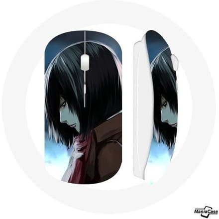 Draadloze muis Mikasa Ackerman Aanval op Titan Anime-serie