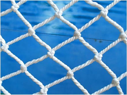 Veiligheidsnet - Beschermnet - Kinderen Beveiligen - Handgeweven Kwaliteit - 3x3 meter - Wit