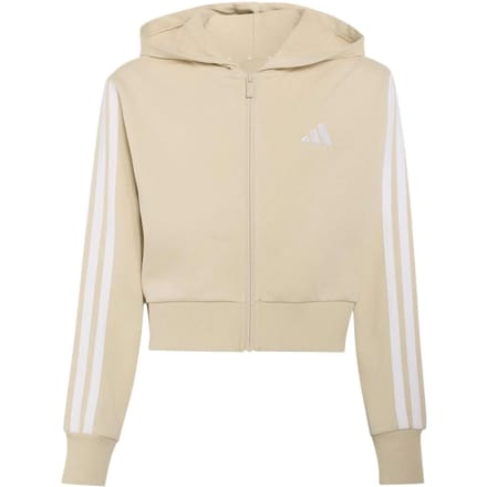 Adidas Essentials Sweatshirt Met Rits Beige 13-14 Years Meisje