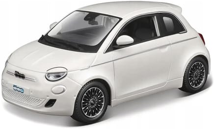 Bburago FIAT 500E - Modelauto - Schaal 1:24 - Wit