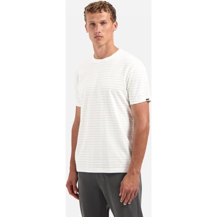 No Excess T-Shirt Crewneck Yarn Dyed Pin Stripe Offwhite  3XL