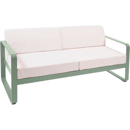 Fermob - BELLEVIE 2-zitsbank - 82 cactus mat - 81 witgrijs - groen