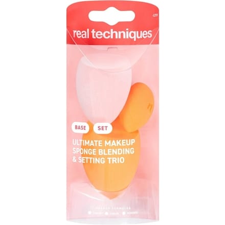 Real Techniques - Ultimate Sponge Trio Orange/Rosa