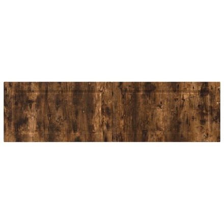 vidaXL - Wandgemonteerd - Hoofdbord - UTRECHT - Gerookt - eiken - Bewerkt - hout
