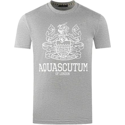 Aquascutum Heren Londen Aldis T-Shirt (Grijs)