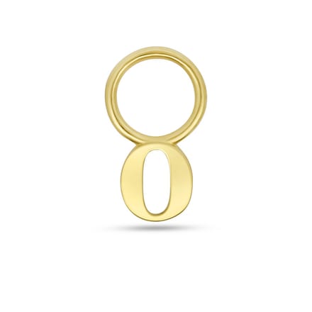 New Bling - 9NBG-O157-0 - 14K geelgoud – Bedel – Nummer 0