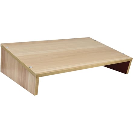 Support pour ordinateur portable Simple en bois Durable Augmenter la hauteur Support pour tablette pour bureau à domicile beige