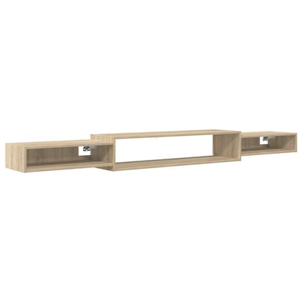 vidaXL - Wand - gemonteerd - TV - Kast - Muurmontage - Sonoma - Eiken