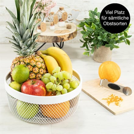 Moritz & Moritz fruitmand etagère net wit