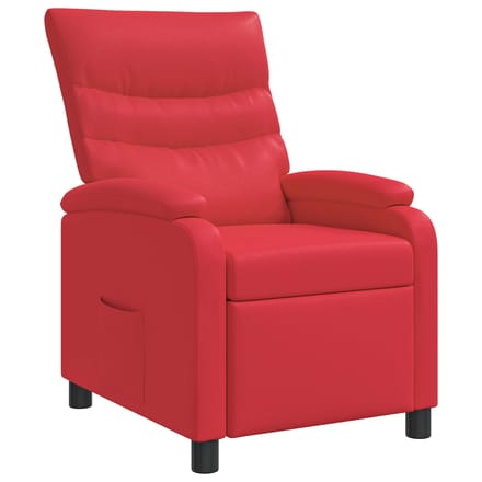 vidaXL - Recliner - Rood - Kunstleer