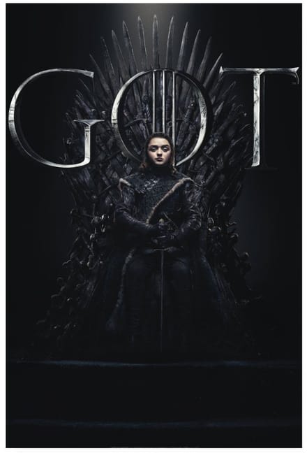 Game Of Thrones Arya Stark GOT Poster 20x30 cm