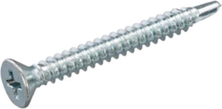 Wovar Zelftappers met boorpunt 4.8 x 25 mm Verzinkt | 200 Stuks | Zelftappende schroeven