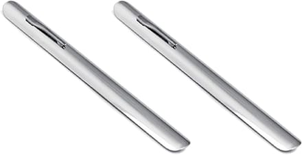 Tafelkruimelaar - Kruimelveger - Tafels Schoonmaken - Lichtgewicht Aluminium - 2 Stuks - Zilver