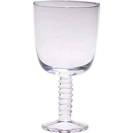 Rood wijnglas Hubsch Interior Clink