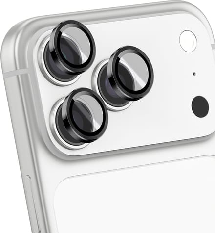 Blue Star, Lens Protector Geschikt Voor iPhone 17 Pro / 17 Pro Max Applicator, Zwart / Transparant