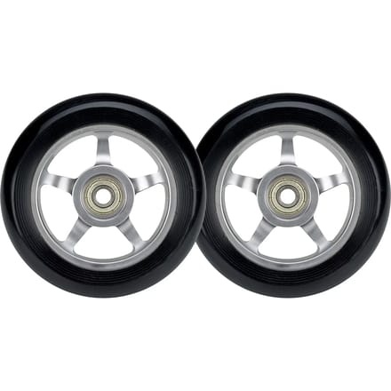 Black Dragon Stuntstep Wielen Set - Spoked Alu - Zilver