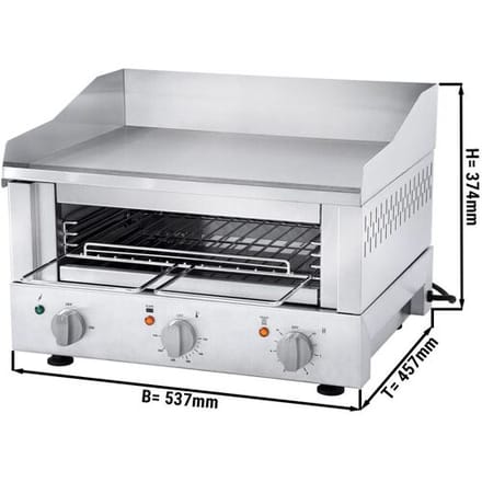 ROBAND Grillrooster 500 - 3,3 kW - Grill & Salamander Zilver