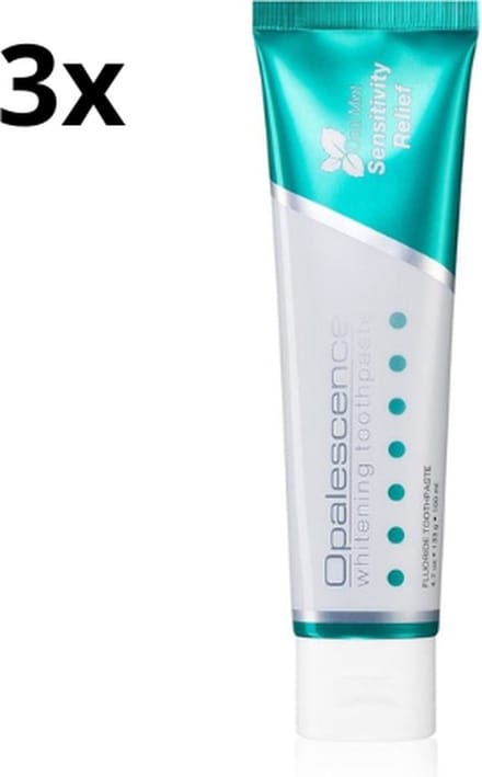 Opalescence Sensitivity Relief Whitening Tandpasta - 3 x 100 ml - Voordeelverpakking