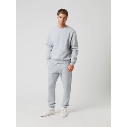 Björn Borg crew neck sweater - heren sweatshirt dik - lichtgrijs melange