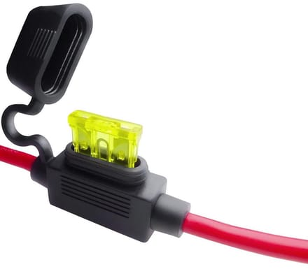 SAE Adapter naar Alligator Clips Kabel met Zekering Batterij Klem Connectie