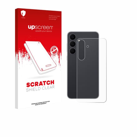 upscreen - Screenprotector voor Samsung Galaxy S25 FE Enterprise Edition (Achterkant) - Folie Beschermfolie transparant