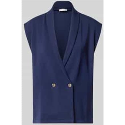 Bodywarmer met sjaalkraag