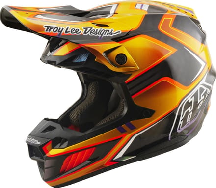 Troy Lee Designs SE5 Carbon MIPS Crest Motocrosshelm -