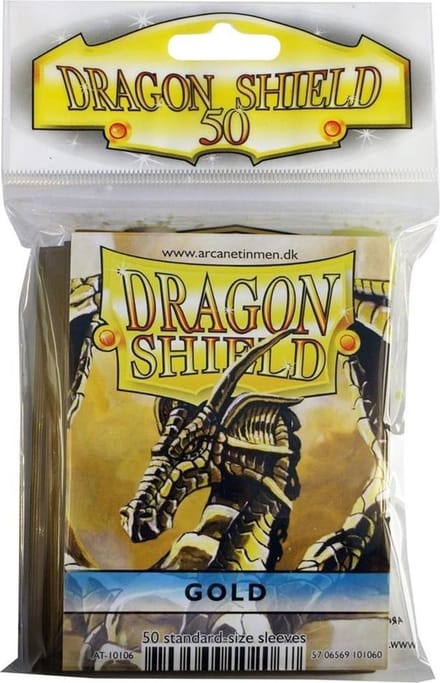 Asmodee SLEEVES Dragon Shield Fifty - Gold (50ct) - EN