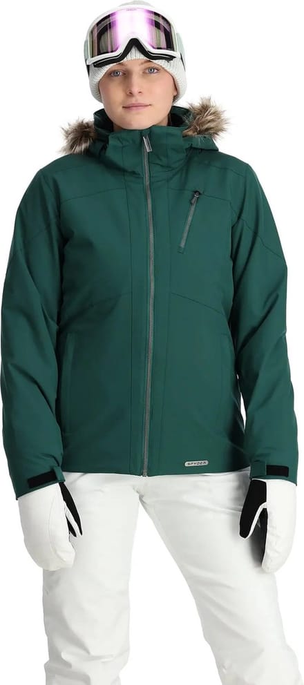 Spyder Dames Skyline Skijas Groen Maat M