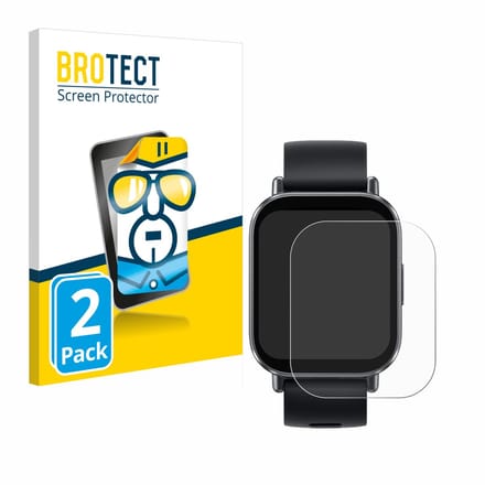 BROTECT - Screenprotector voor Xiaomi Redmi Watch 5 Active - Folie Beschermfolie transparant 2 Stuks