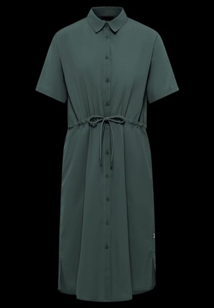 Jack Wolfskin Waimea Dress Women - Jurk - Dames - Groen - Maat M
